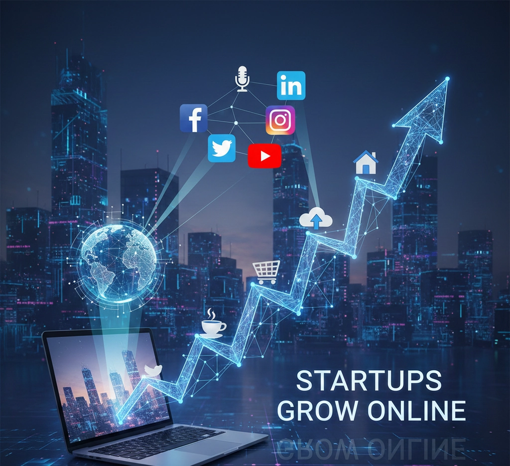 stratups grows online