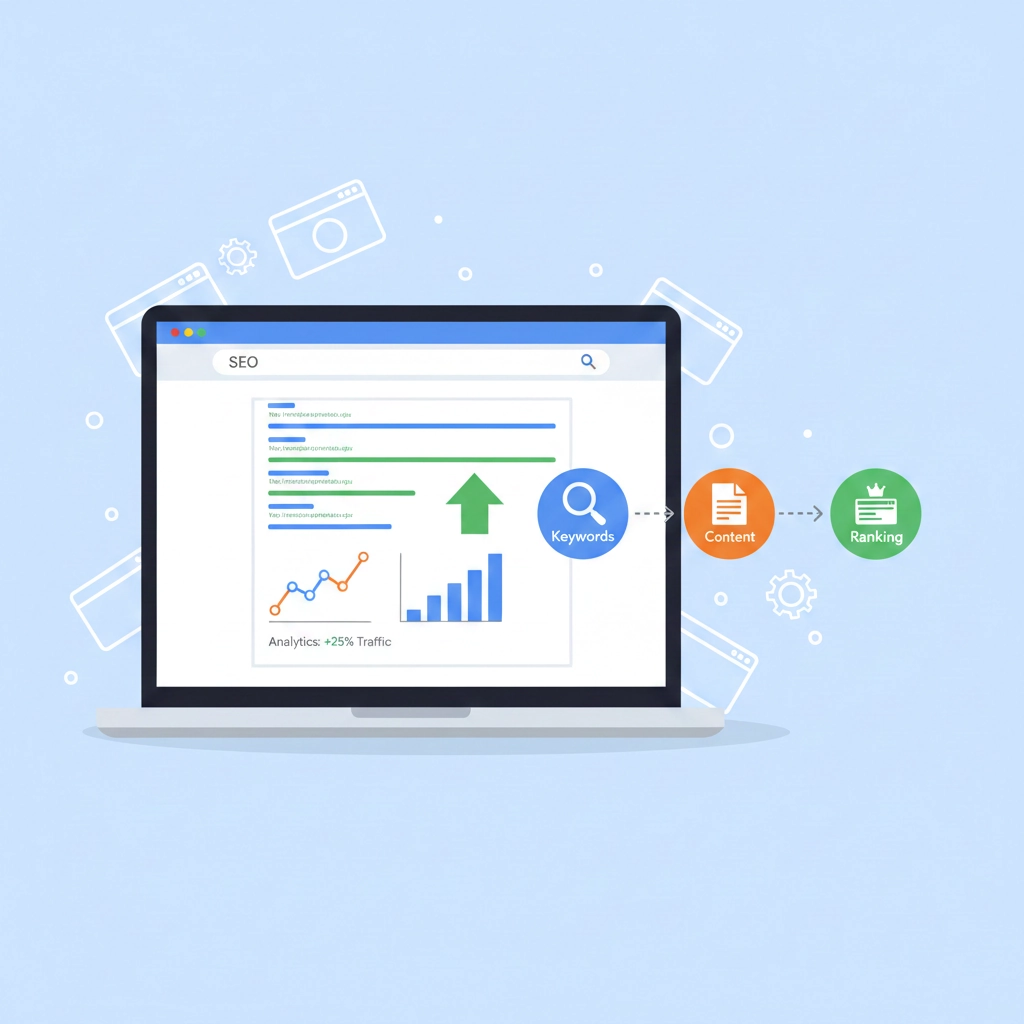 What is SEO beginner guide illustration